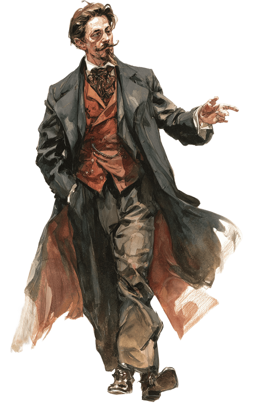 Personnage presentateur